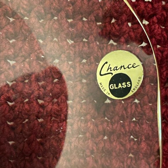 2 for $15 Beautiful Hand painted Chance Glass Plate - Picture 5 of 6